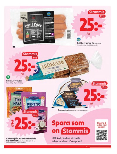 ICA Nära reklamblad i vecka 33 sida 5