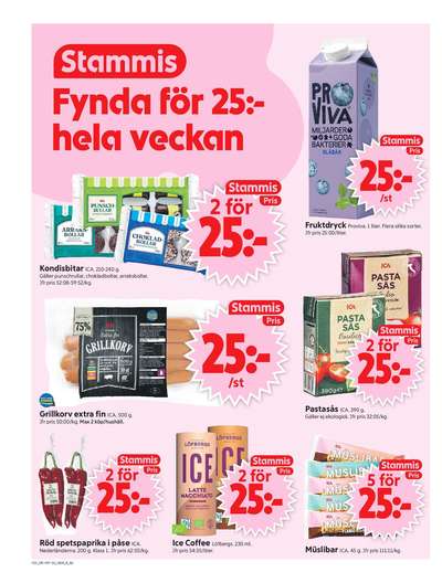 ICA Supermarket reklamblad i vecka 33 sida 2