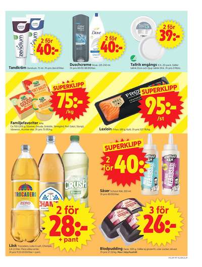 ICA Supermarket reklamblad i vecka 33 sida 9