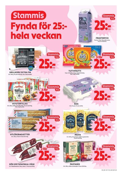 ICA Maxi reklamblad i vecka 33 sida 4