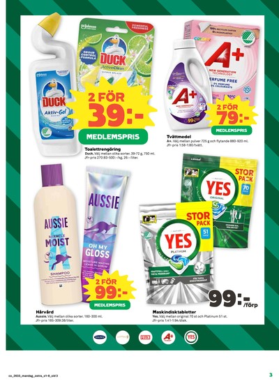 Coop reklamblad i vecka 33 sida 3