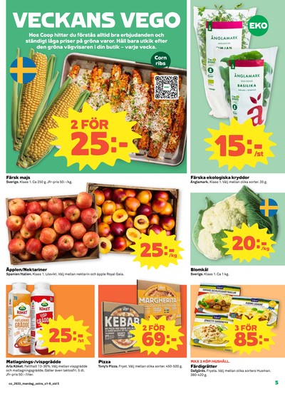 Coop reklamblad i vecka 33 sida 5