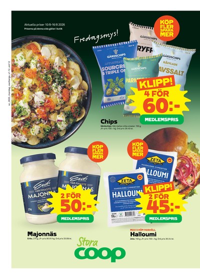 Stora Coop reklamblad i vecka 33 sida 12