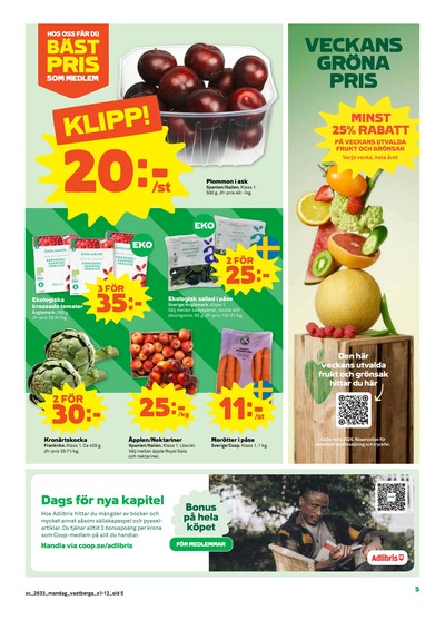 Stora Coop reklamblad i vecka 33 sida 5