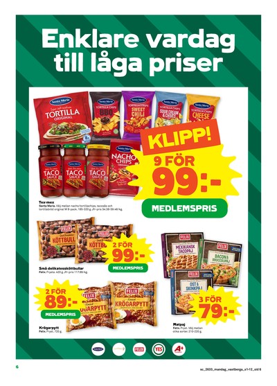 Stora Coop reklamblad i vecka 33 sida 6