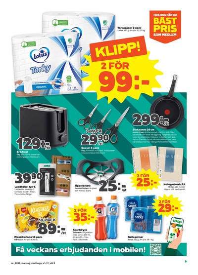 Stora Coop reklamblad i vecka 33 sida 9