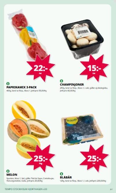 Tempo reklamblad i vecka 33 sida 2