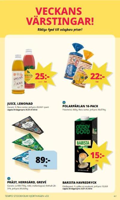 Tempo reklamblad i vecka 33 sida 4