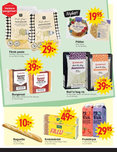 Matöppet reklamblad i vecka 33 sida 2