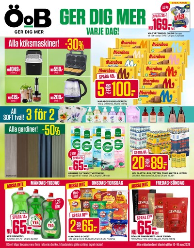 ÖoB reklamblad i vecka 33 sida 1