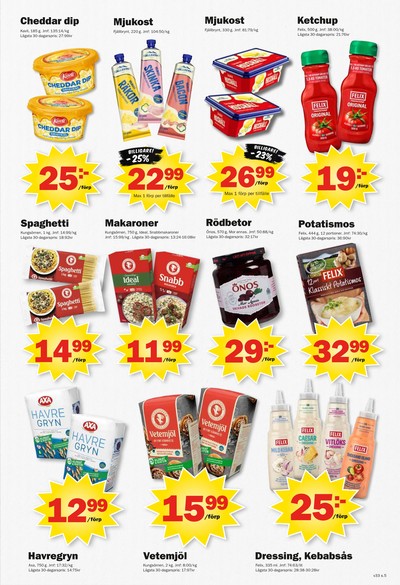 Pekås reklamblad i vecka 33 sida 5