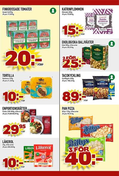 MatDax reklamblad i vecka 33 sida 20