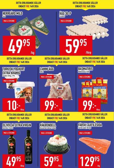 MatDax reklamblad i vecka 33 sida 4