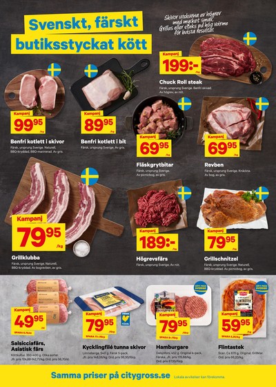 City Gross reklamblad i vecka 33 sida 2