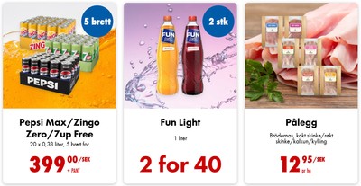Nordby Supermarket reklamblad i vecka 34 sida 2
