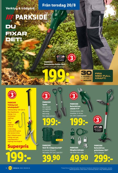 Lidl reklamblad i vecka 34 sida 22
