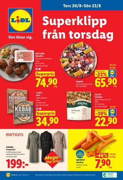Lidl reklamblad i vecka 34 sida 29