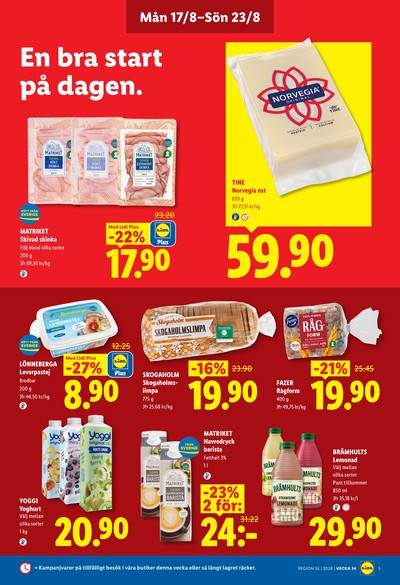 Lidl reklamblad i vecka 34 sida 5