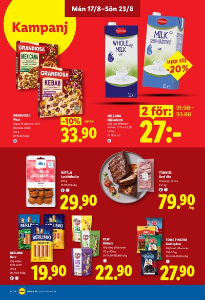 Lidl reklamblad i vecka 34 sida 8