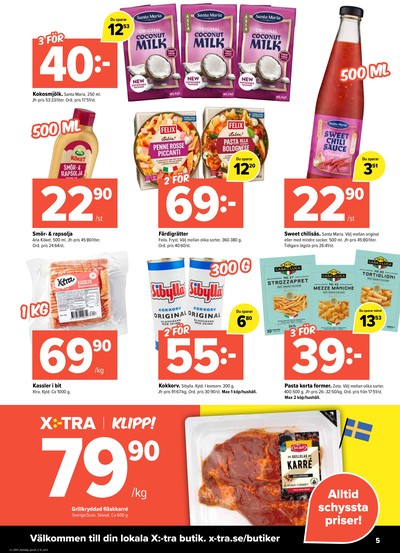 X:-tra reklamblad i vecka 34 sida 5