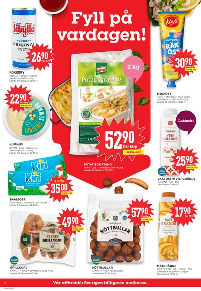 WILLY:S reklamblad i vecka 34 sida 4