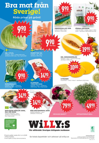 WILLY:S reklamblad i vecka 34 sida 8