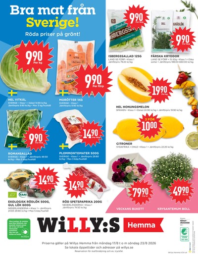 WILLY:S hemma reklamblad i vecka 34 sida 4