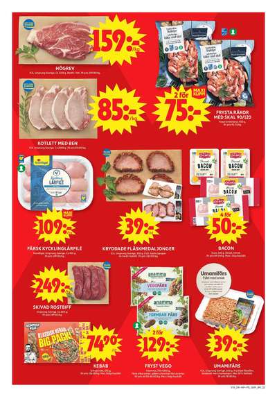 ICA Maxi reklamblad i vecka 34 sida 2