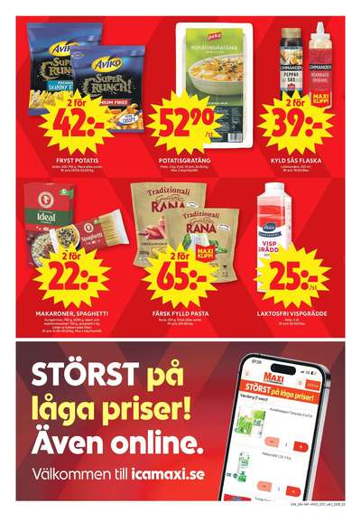 ICA Maxi reklamblad i vecka 34 sida 7
