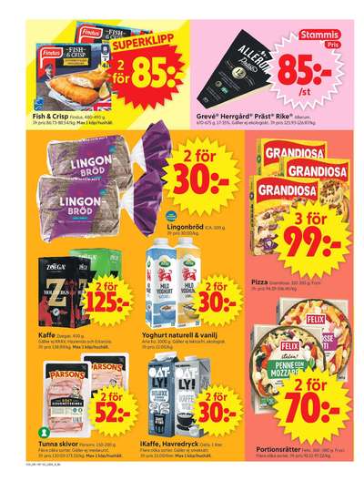 ICA Supermarket reklamblad i vecka 34 sida 8