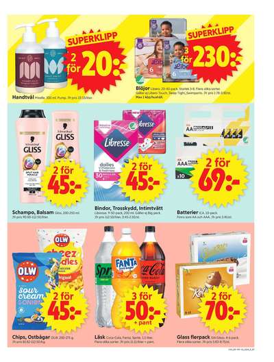 ICA Supermarket reklamblad i vecka 34 sida 9
