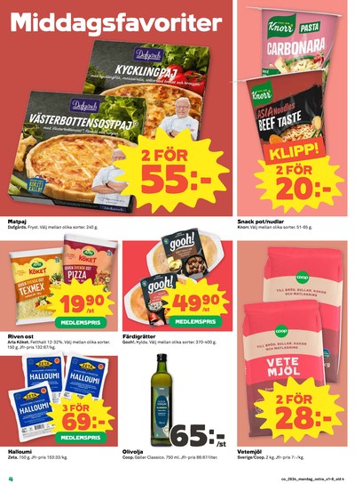 Coop reklamblad i vecka 34 sida 4