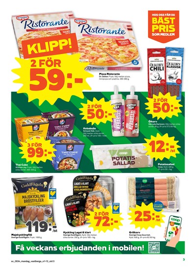 Stora Coop reklamblad i vecka 34 sida 3