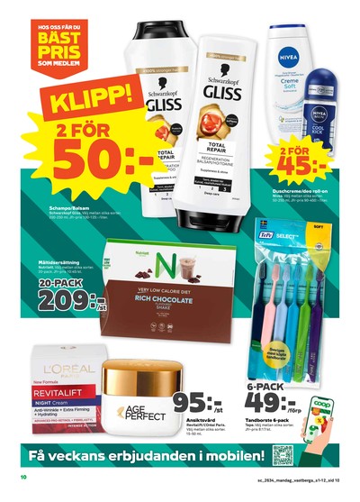 Stora Coop reklamblad i vecka 34 sida 10