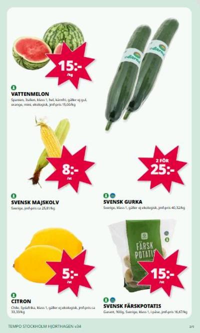 Tempo reklamblad i vecka 34 sida 2
