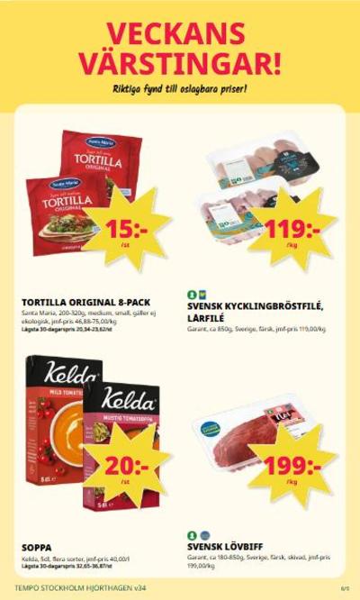 Tempo reklamblad i vecka 34 sida 6