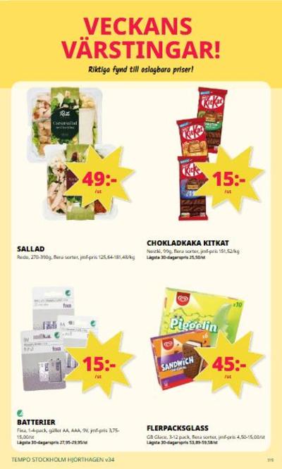 Tempo reklamblad i vecka 34 sida 7