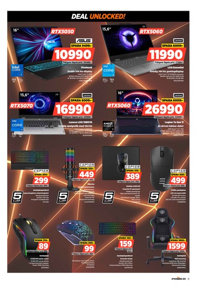 Power reklamblad i vecka 34 sida 31