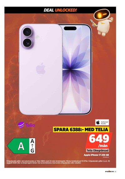 Power reklamblad i vecka 34 sida 33