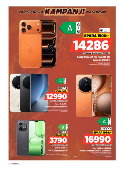 Power reklamblad i vecka 34 sida 36