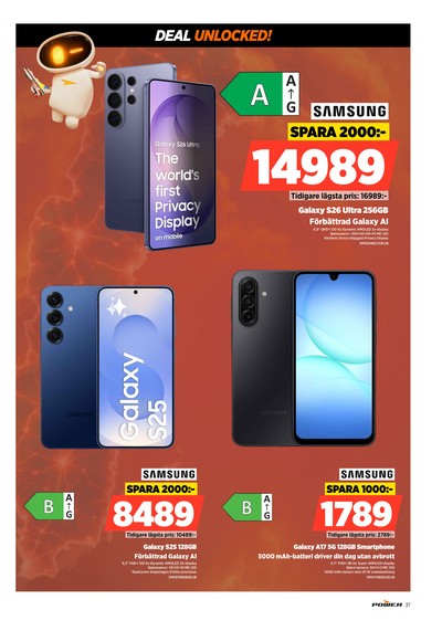 Power reklamblad i vecka 34 sida 37
