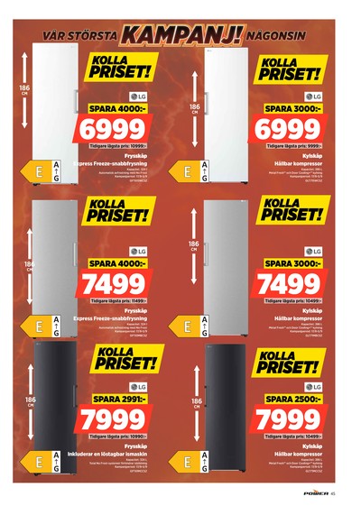 Power reklamblad i vecka 34 sida 45