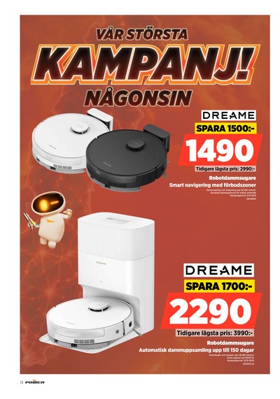 Power reklamblad i vecka 34 sida 72