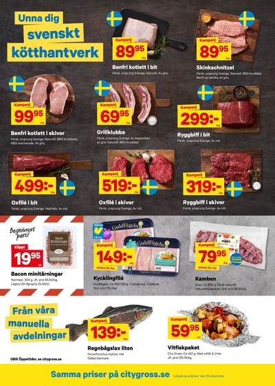 City Gross reklamblad i vecka 34 sida 2