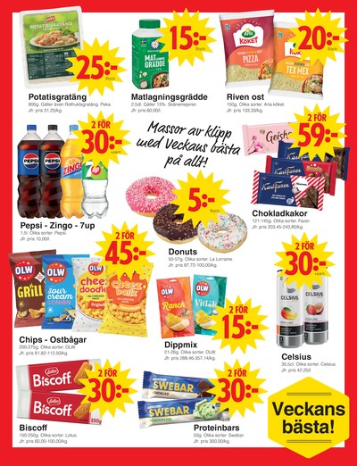Matöppet reklamblad i vecka 34 sida 3