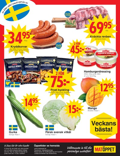 Matöppet reklamblad i vecka 34 sida 4