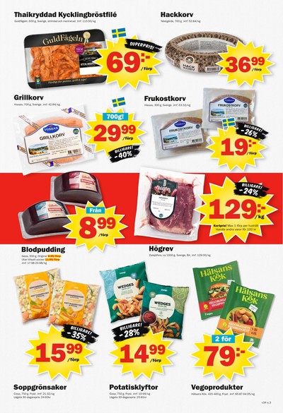 Pekås reklamblad i vecka 34 sida 3