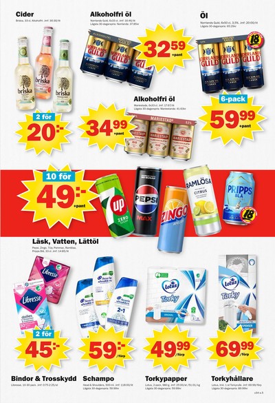 Pekås reklamblad i vecka 34 sida 5