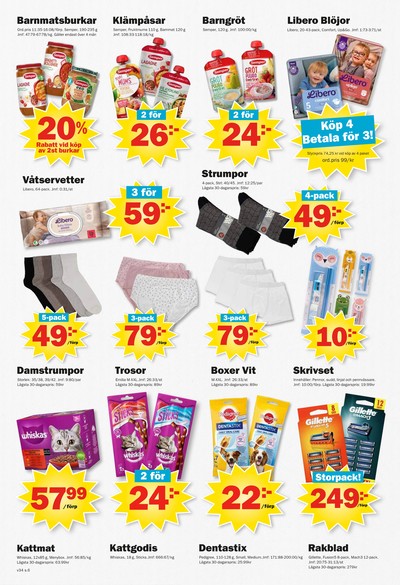 Pekås reklamblad i vecka 34 sida 6