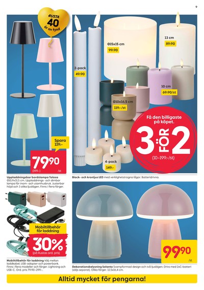 Rusta reklamblad i vecka 34 sida 9